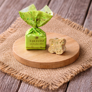 Praline Tartufo Pistacchio von Greenomic Delikatessen (glutenfrei)