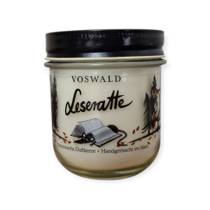 Duftkerze "Leseratte" von Voswald