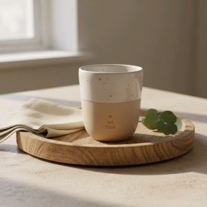 Becher "Me Time" von Eulenschnitt