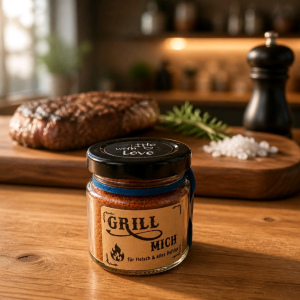 "Grill mich" Gewürzmischung im Glas von Miss Cosy