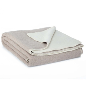 Kuscheldecke aus Merinowolle CASTLE WHITE von MoST Blankets