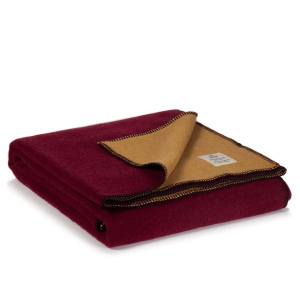 Kuscheldecke aus Merinowolle "WINE & HONEY" von MoST Blankets