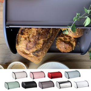 PLINT Retro-Brotbox – 34 cm | Brotkasten aus pulverbeschichtetem Metall